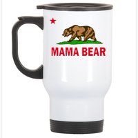 California Republic Mama Bear Stainless Steel Travel Mug