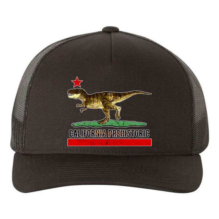 California Republic Prehistoric T-Rex Yupoong Adult 5-Panel Trucker Hat