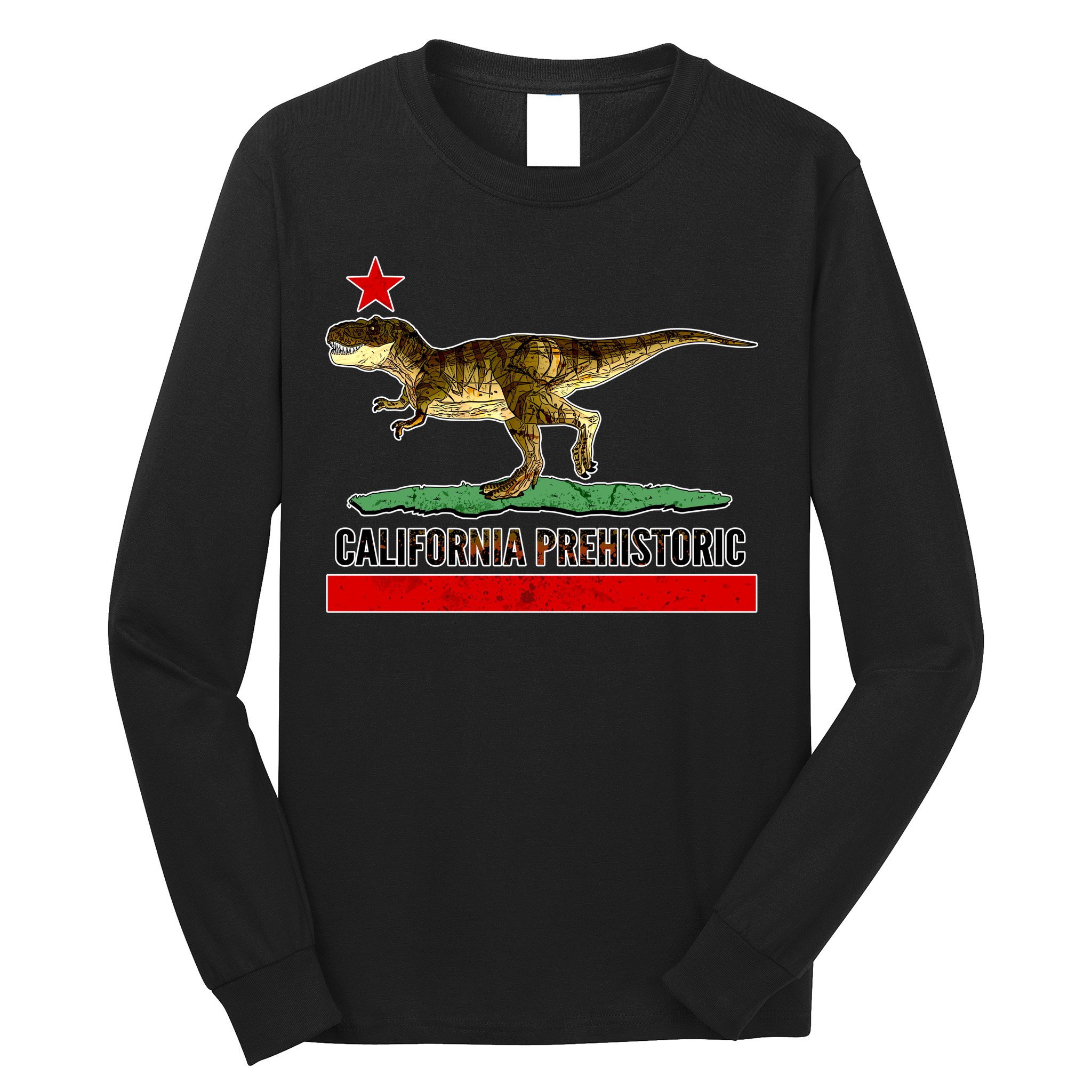 California Republic Prehistoric T-Rex Long Sleeve Shirt