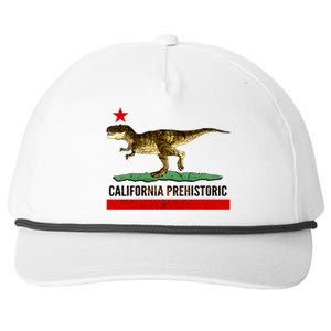 California Republic Prehistoric T-Rex Snapback Five-Panel Rope Hat