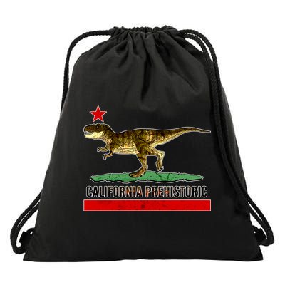 California Republic Prehistoric T-Rex Drawstring Bag