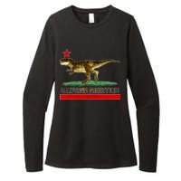 California Republic Prehistoric T-Rex Womens CVC Long Sleeve Shirt