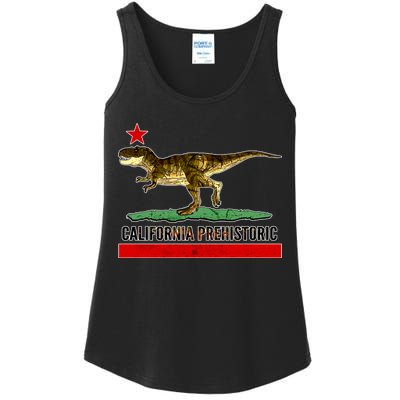 California Republic Prehistoric T-Rex Ladies Essential Tank