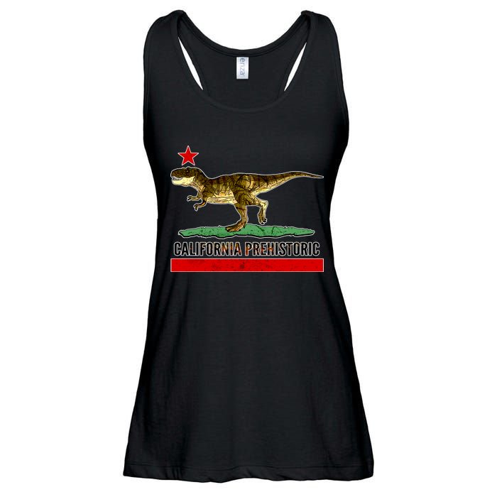 California Republic Prehistoric T-Rex Ladies Essential Flowy Tank