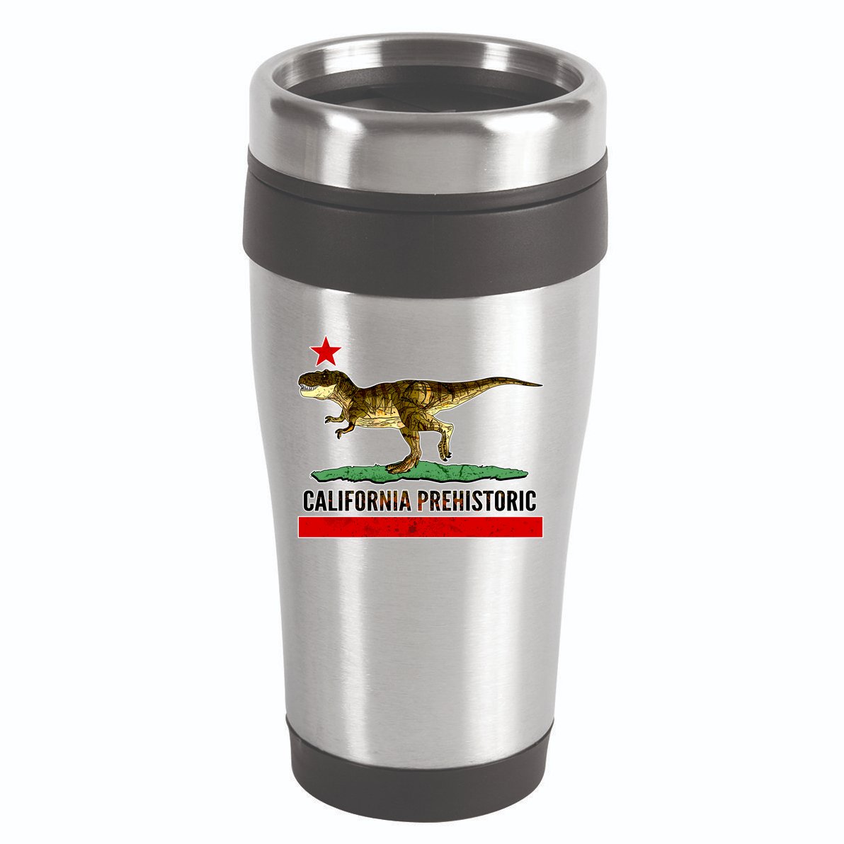 California Republic Prehistoric T-Rex 16oz Travel Tumbler