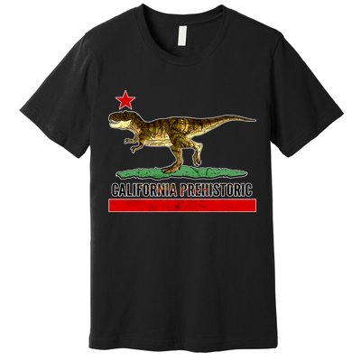 California Republic Prehistoric T-Rex Premium T-Shirt