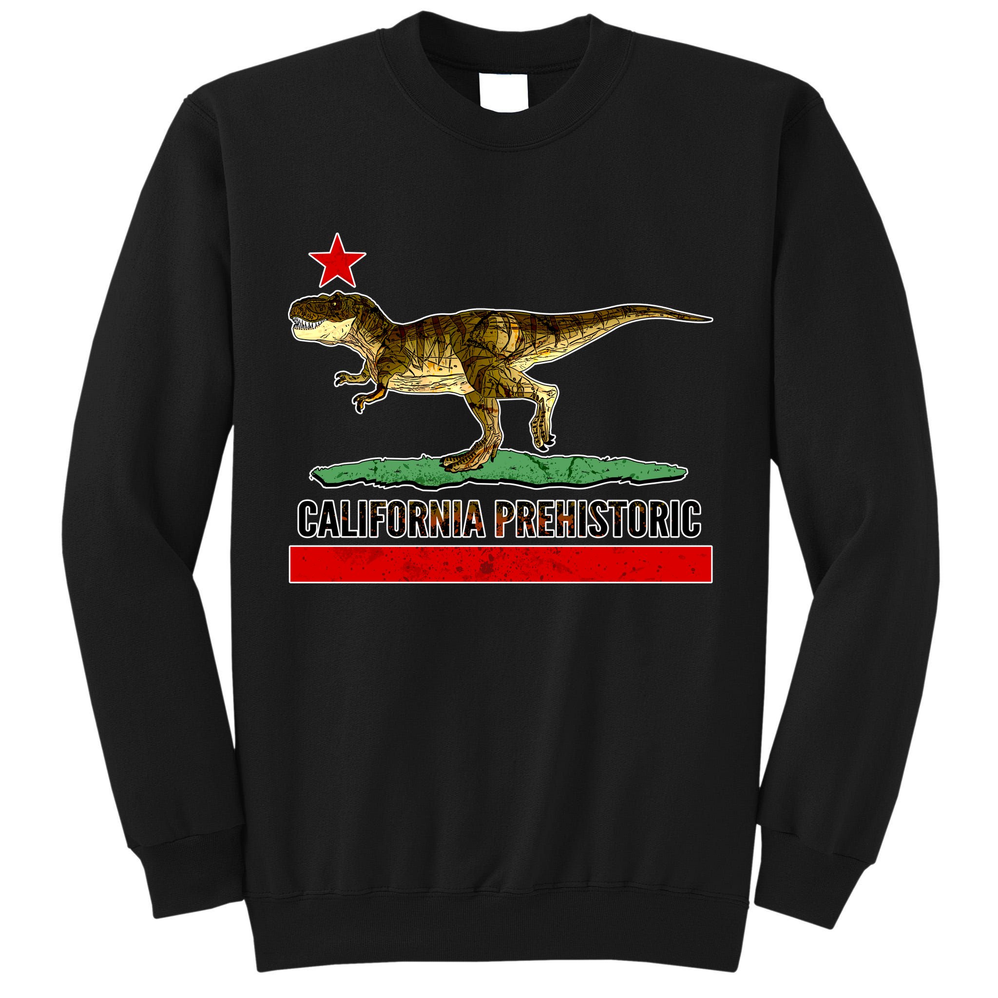 California Republic Prehistoric T-Rex Tall Sweatshirt