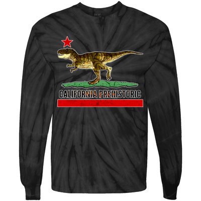 California Republic Prehistoric T-Rex Tie-Dye Long Sleeve Shirt