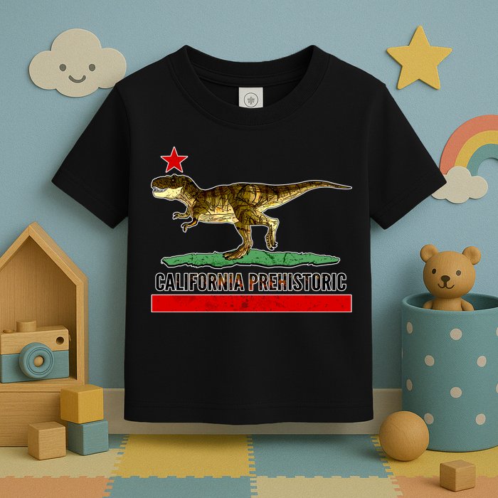 California Republic Prehistoric T-Rex Toddler T-Shirt