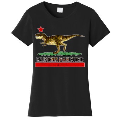 California Republic Prehistoric T-Rex Women's T-Shirt