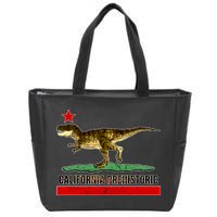 California Republic Prehistoric T-Rex Zip Tote Bag