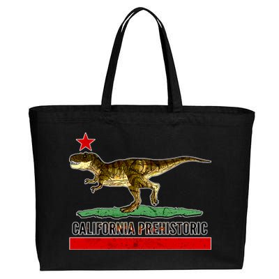 California Republic Prehistoric T-Rex Cotton Canvas Jumbo Tote