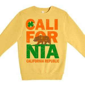 California Republic St. Patrick's Day Irish Premium Crewneck Sweatshirt