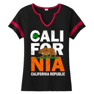 California Republic St. Patrick's Day Irish Ladies Halftime Notch Neck Tee