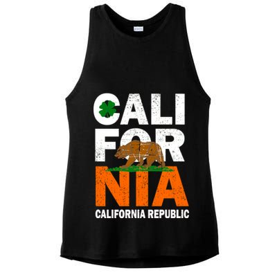 California Republic St. Patrick's Day Irish Ladies PosiCharge Tri-Blend Wicking Tank