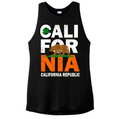 California Republic St. Patrick's Day Irish Ladies PosiCharge Tri-Blend Wicking Tank