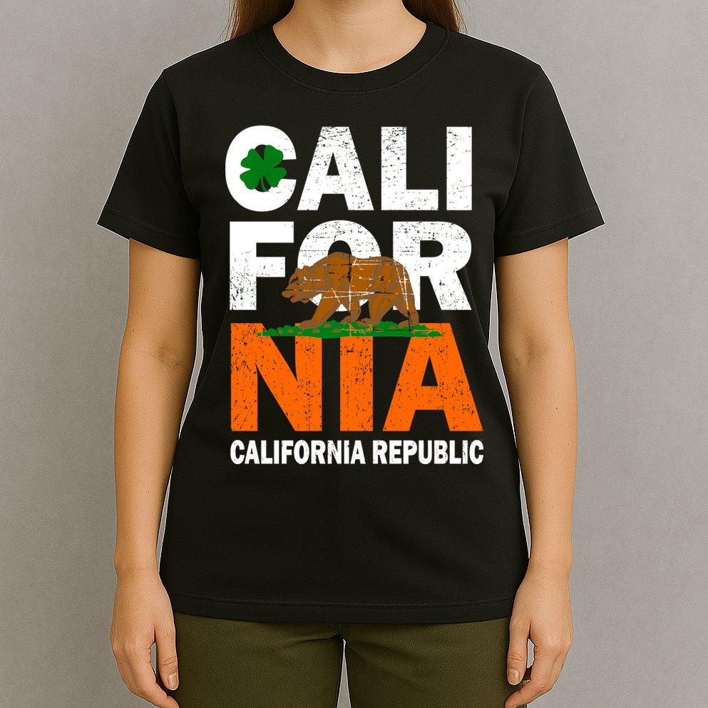 California Republic St. Patrick's Day Irish T-Shirt