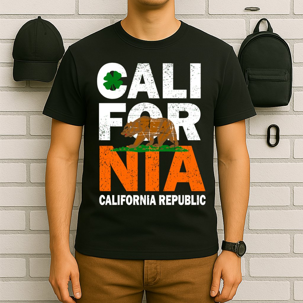 California Republic St. Patrick's Day Irish T-Shirt