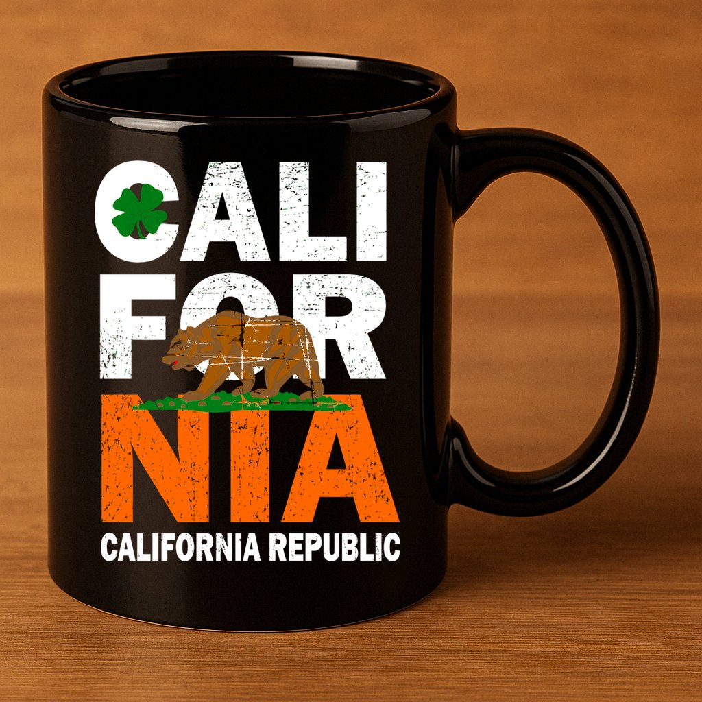 California Republic St. Patrick's Day Irish 11oz C Handle Ceramic Mug