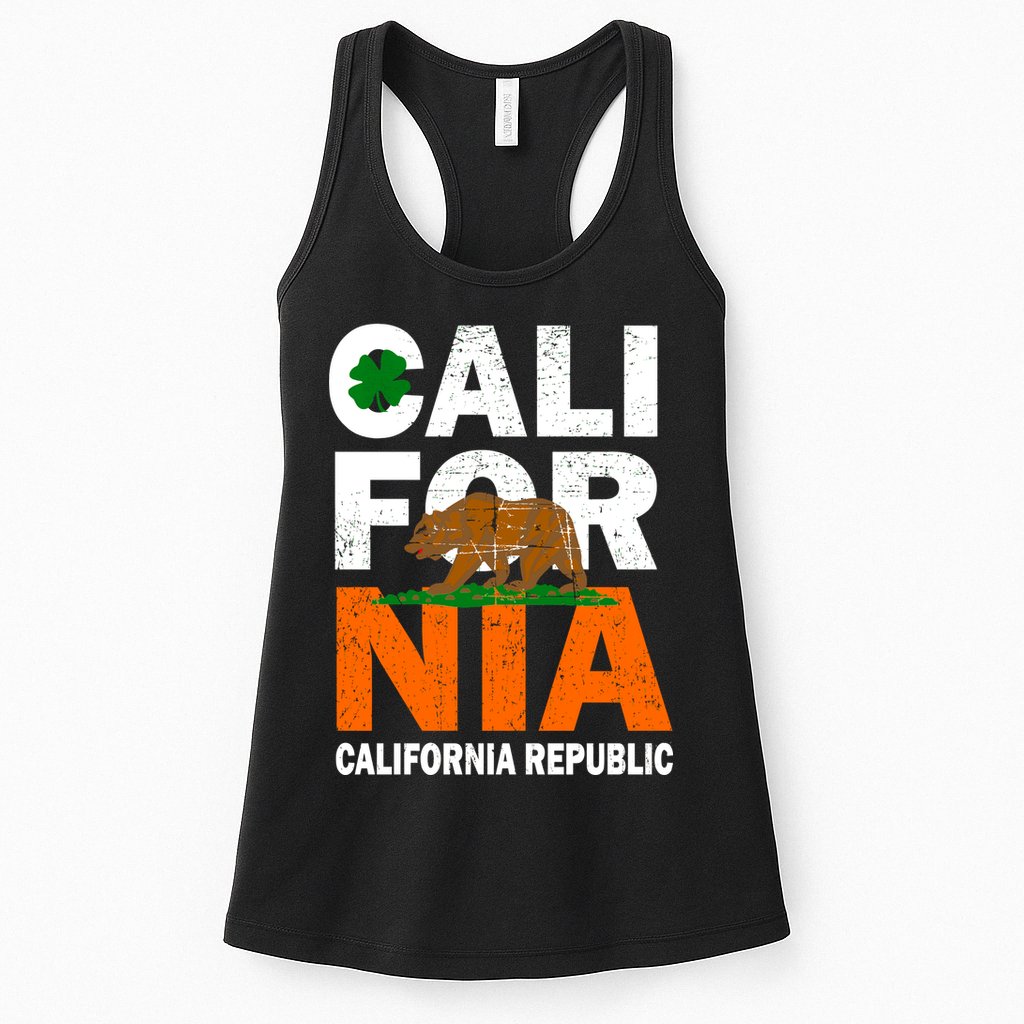 California Republic St. Patrick's Day Irish Womens Tank Top