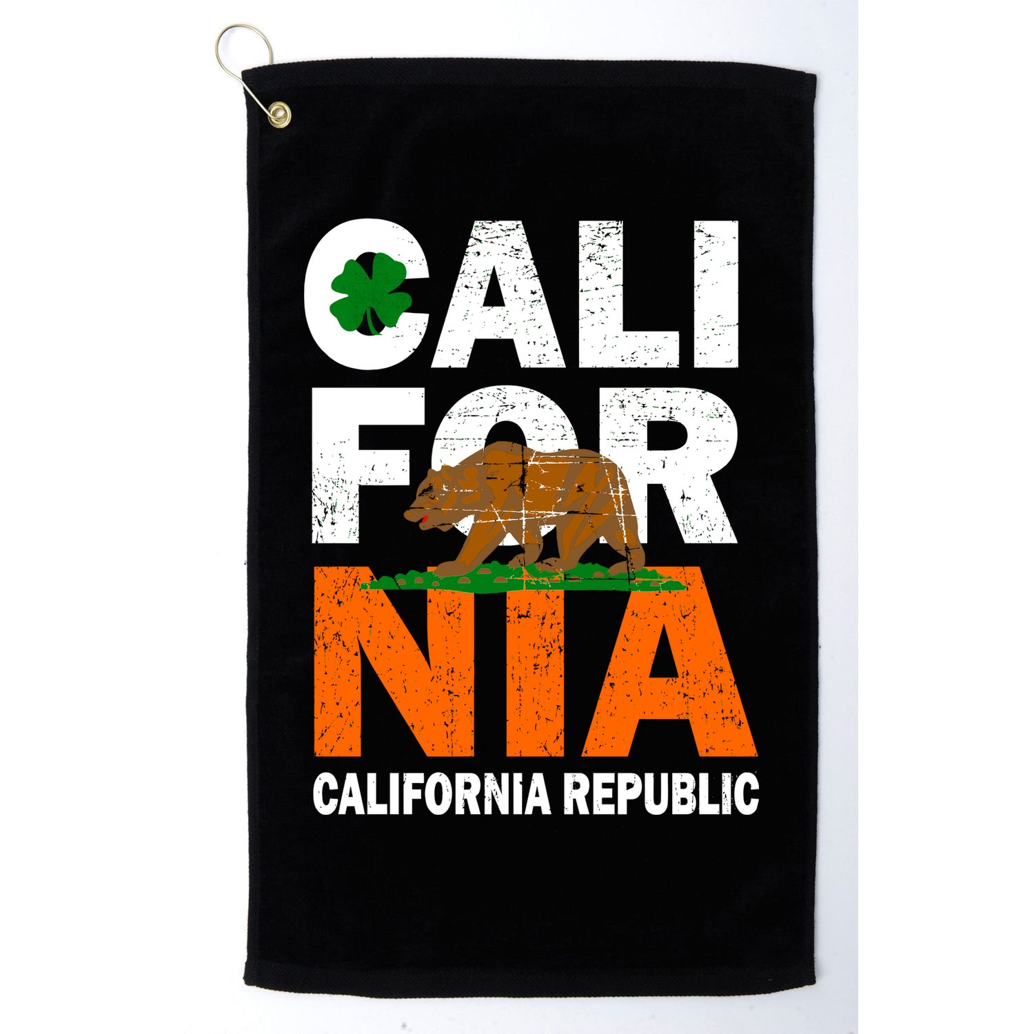 California Republic St. Patrick's Day Irish Golf Towel