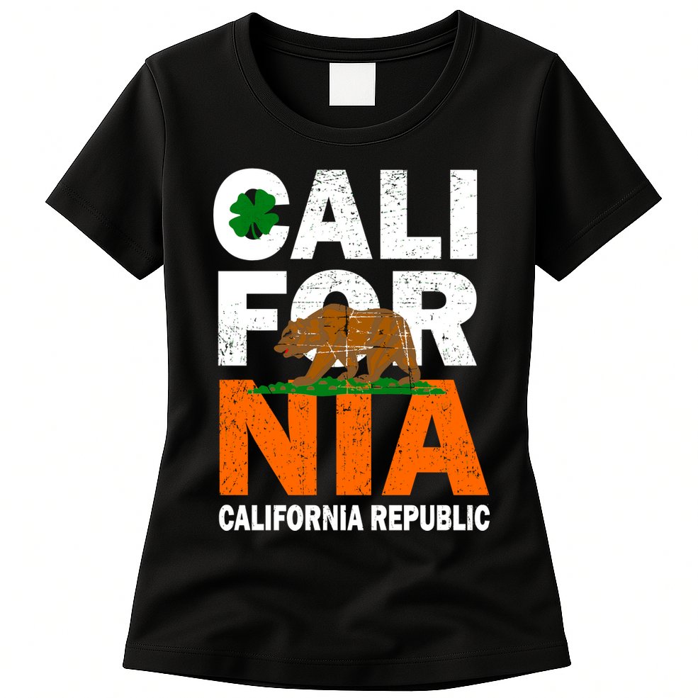 California Republic St. Patrick's Day Irish Womens T-Shirt