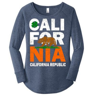 California Republic St. Patrick's Day Irish Women's Perfect Tri Tunic Long Sleeve Shirt