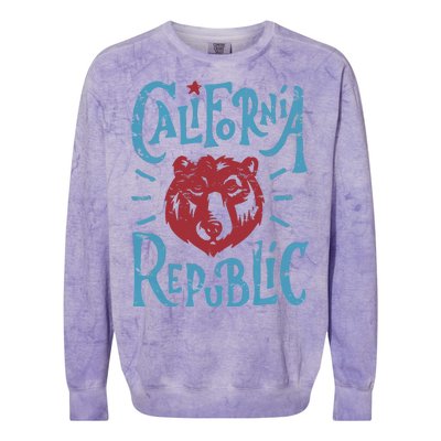 California Republic Vintage Colorblast Crewneck Sweatshirt