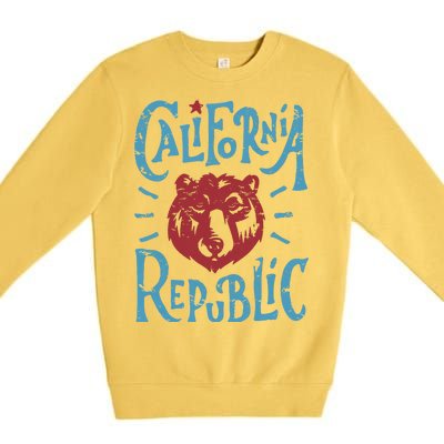 California Republic Vintage Premium Crewneck Sweatshirt