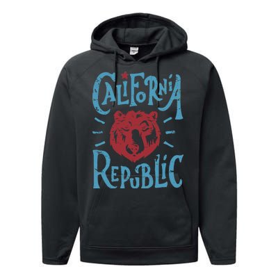 California Republic Vintage Performance Fleece Hoodie