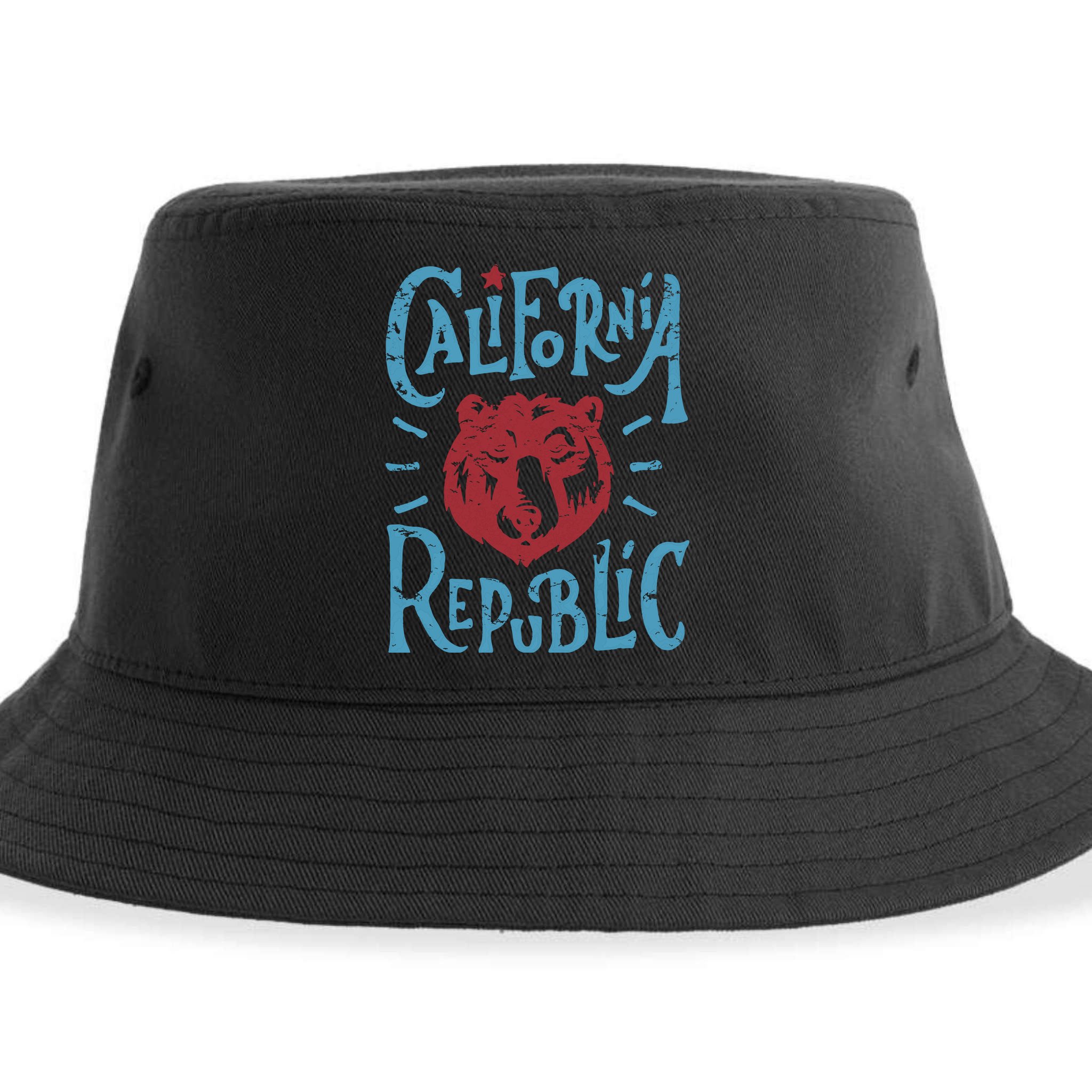 California Republic Vintage Sustainable Bucket Hat
