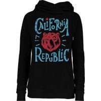 California Republic Vintage Womens Funnel Neck Pullover Hood