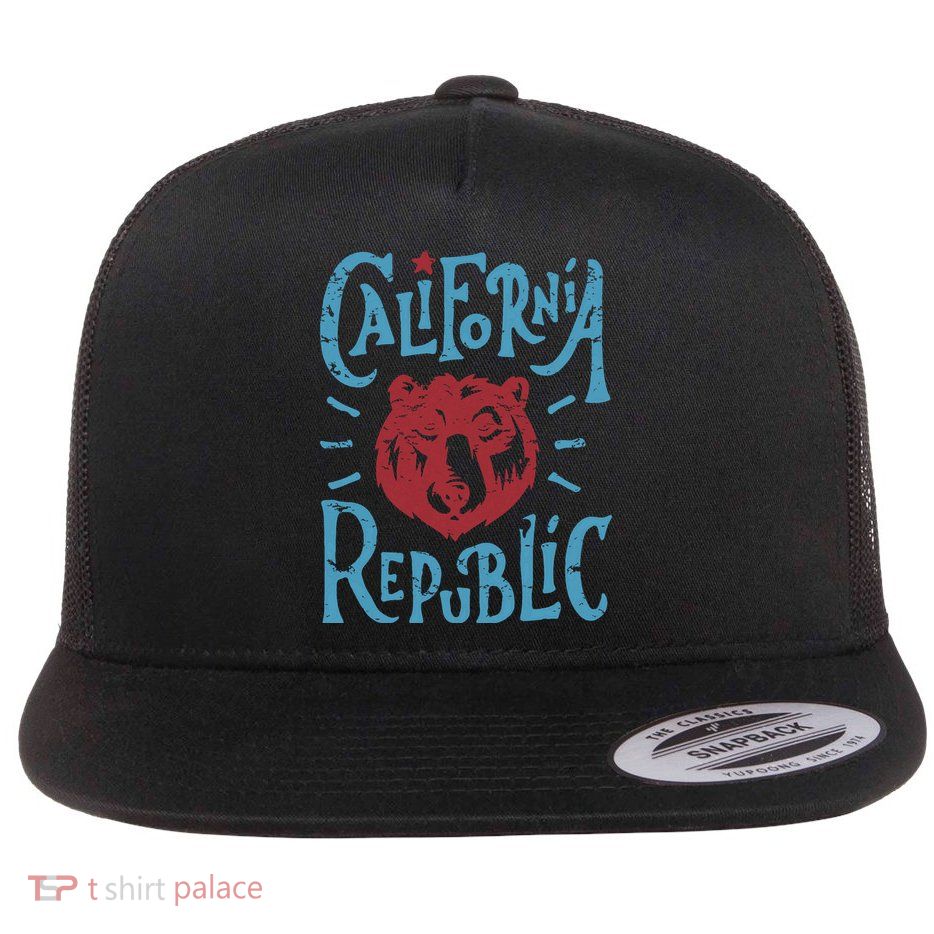 California Republic Vintage Flatbill Hat