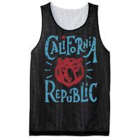 California Republic Vintage Mesh Reversible Basketball Jersey Tank