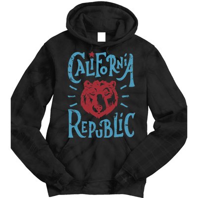 California Republic Vintage Tie Dye Hoodie