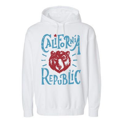 California Republic Vintage Garment-Dyed Fleece Hoodie