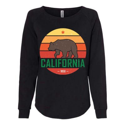 California Retro Circle Womens California Wash Sweatshirt