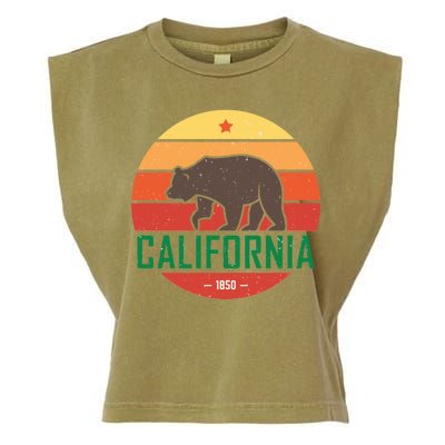 California Retro Circle Garment-Dyed Women's Muscle Tee