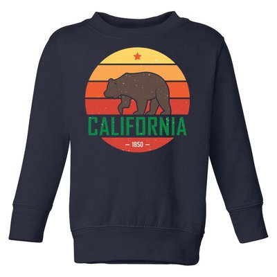 California Retro Circle Toddler Sweatshirt