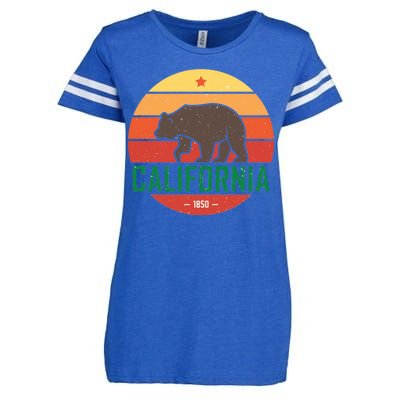 California Retro Circle Enza Ladies Jersey Football T-Shirt