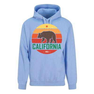 California Retro Circle Unisex Surf Hoodie