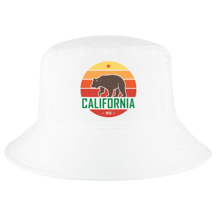 California Retro Circle Cool Comfort Performance Bucket Hat