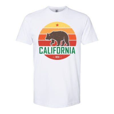 California Retro Circle Softstyle® CVC T-Shirt