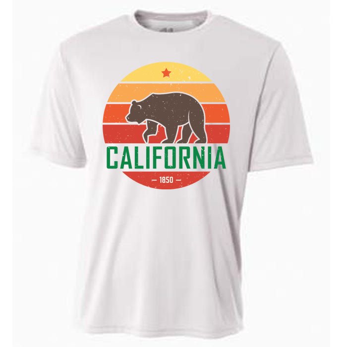 California Retro Circle Cooling Performance Crew T-Shirt