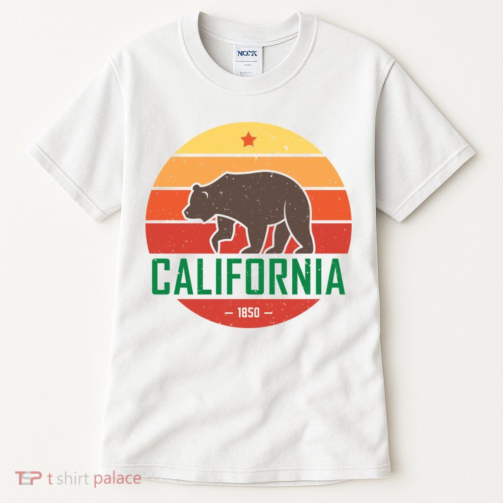 California Retro Circle Tall T-Shirt