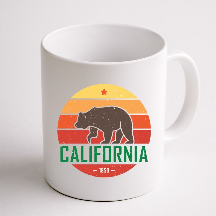 California Retro Circle Coffee Mug