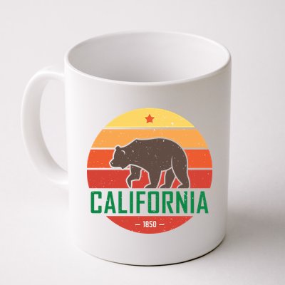 California Retro Circle Coffee Mug