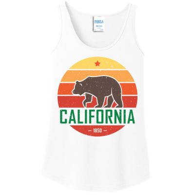 California Retro Circle Ladies Essential Tank