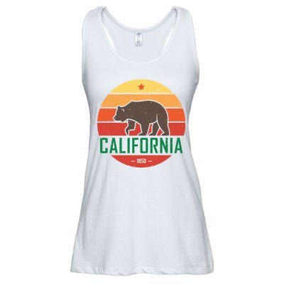 California Retro Circle Ladies Essential Flowy Tank