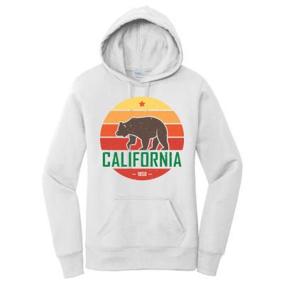 California Retro Circle Women's Pullover Hoodie